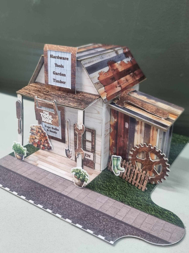 3Quarter Designs Lane Village - The Tool Box Hardware Store