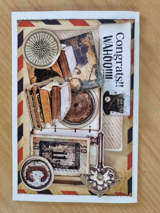 3Quarter Designs Eclectic Clocks 6x4 Card Pack