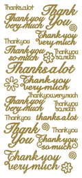 Peel Off Stickers - Various Thank You