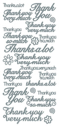 Peel Off Stickers - Various Thank You