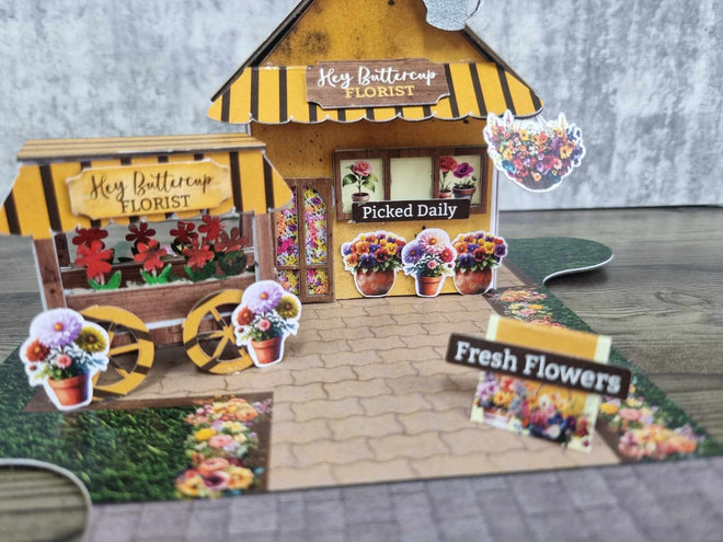 3Quarter Designs Lane Village - Hey Buttercup Florist