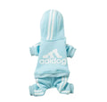 Adidog Dog Hoodie Onesie | Thermal Dog Jumpsuit