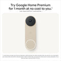 Google Nest Doorbell (Wired, 3rd gen)- 2K Video and Gemini - Linen 🍁 All In One Marketplace Canada