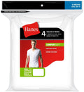 Hanes Men's Comfortsoft 4 Pack FreshIQ Cotton V-Neck T-Shirt, White, 3XL 🍁 All In One Marketplace Canada