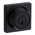 Weiser Elements Matte Black Square Deadbolt Lock, ANSI/BHMA Grade 3 Certified Front Door Lock, Kick Proof, Bump Proof & Anti-theft Exterior Door Lock with Key, Traditional Door Locks for Entry Door 🍁 All In One Marketplace Canada