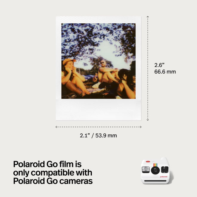 Polaroid Go Generation 2 - Mini Instant Camera + Film Bundle (16 Photos Included) - White (6282) 🍁 All In One Marketplace Canada
