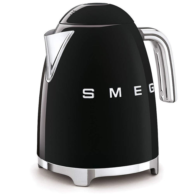 Smeg 50's Retro Style Kettle, 1.7L, 7 Cups, Automatic Shut Off, Black, KLF03BLUS 🍁 All In One Marketplace Canada
