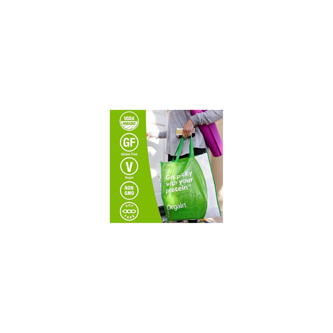 Orgain Organic Plant Based Canadian Protein Powder, Vanilla Bean - Vegan, Lactose Free, Gluten Free, Dairy Free, No Sugar Added, Soy Free, Kosher, Non-GMO, 920 g (Pack of 1) 🍁 All In One Marketplace Canada