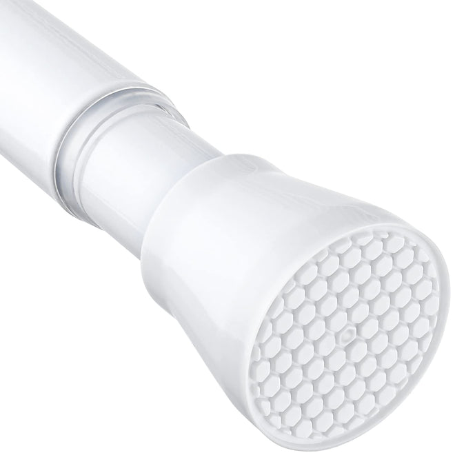 White Tension Curtain Rod for Windows 28 to 48 inch, Adjustable Expandable Pressure Spring Curtain Rod No Drilling, 7/8" Curtain Rod for Bedroom Doorway Closet Door 🍁 All In One Marketplace Canada