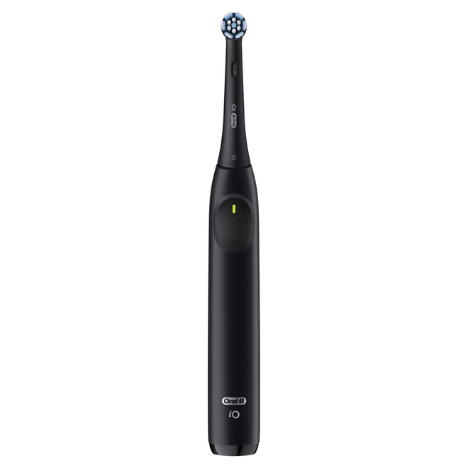 Oral-B iO2 Electric Toothbrush, for an Easy Switch to Electric, Night Black, Rechargeable Electric Toothbrushes, iO Series 2 Starter Kit with 1 Power Toothbrush and 2 Brush Heads 🍁 All In One Marketplace Canada