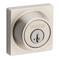 Weiser Elements Satin Nickel Square Deadbolt Lock, ANSI/BHMA Grade 3 Certified Front Door Lock, Kick Proof, Bump Proof & Anti-theft Exterior Door Lock with Key, Traditional Door Locks for Entry Door 🍁 All In One Marketplace Canada