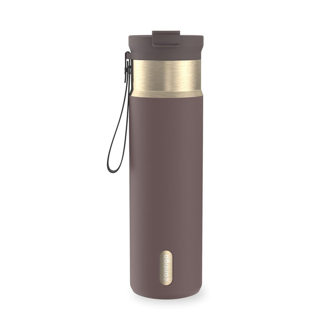 Contigo DualSip 24 oz Water Bottle w/Carry Strap & 2-Way Lid (Drink from Straw or Spout) | Vacuum-Insulated Stainless Steel for Cold Drinks | 100% Leakproof | BPA & Lead-Free | Dishwasher Safe 🍁 All In One Marketplace Canada