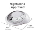 Homedics White Noise Sound Machine, Ambient Sleep Aid, Travel Friendly, 6 Relaxing Nature Sounds, Portable Soothing Relaxation Device for Home, Office, Nursery, Baby, Adults, with Timer 🍁 All In One Marketplace Canada