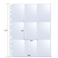 360 Pockets Trading Card Sleeves - Double-Sided 9 Pocket Page Protector, Ultra-Clear Card Sheets for 3 Ring Binder, Sleeves for Game Yugioh/MTG, Baseball, Business Cards, Coupons 🍁 All In One Marketplace Canada