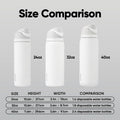 Owala FreeSip Insulated Stainless Steel Water Bottle with Straw, BPA-Free Sports Water Bottle, Great for Travel, 32 Oz, Shy Marshmallow 🍁 All In One Marketplace Canada
