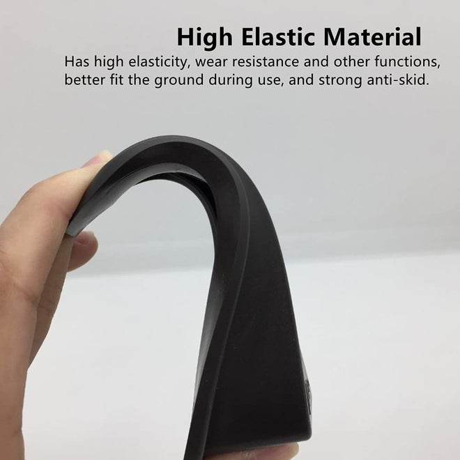 Heavy Duty Rubber Door Stoppers，Door Wedge for Residential and Commercial Use，Multi Floor Doorstop Ensures Tight Fit for Gaps，Residential and Commercial Use, Black 🍁 All In One Marketplace Canada