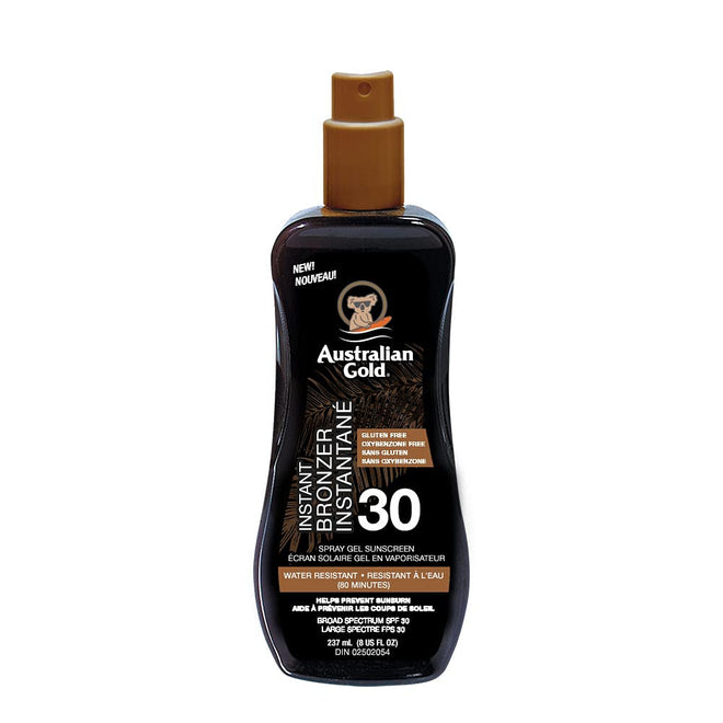 Australian Gold Spf 30 Spray Gel Bronzer, Fragrance: Cocoa Dreams, 237 Milliliters 🍁 All In One Marketplace Canada