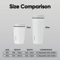 Owala SmoothSip Slider Insulated Stainless Steel Coffee Tumbler, Reusable Iced Coffee Cup, Hot Coffee Travel Mug, BPA Free 12 oz, Sugar High 🍁 All In One Marketplace Canada