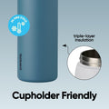 Owala FreeSip Insulated Stainless Steel Water Bottle with Straw, BPA-Free Sports Water Bottle, Great for Travel, 32 Oz, Denim 🍁 All In One Marketplace Canada