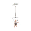 Jolly Jumper ICONIC Doorway Baby Jumper (Grey), Indoor Exercise Saddle Seat, Adjustable Height, for Infants up to 28lbs, No Stand Required 🍁 All In One Marketplace Canada