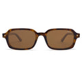 SOJOS Trendy Rectangle Polarized Sunglasses Womens Mens, Small Retro Fashion Thin Slim Square Sunnies SJ2610, Brown Tortoise/Brown 🍁 All In One Marketplace Canada