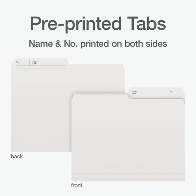 Pendaflex File Folders, 100-Pack, Letter Size 8.5" x 11", Reversible 1/2 Cut Tabs, Tear-Resistant Durable Paper Stock, Ivory, for Office Supplies, School Projects, Home Filing Systems 🍁 All In One Marketplace Canada