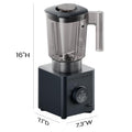 Chefman Obliterator 48 oz Countertop Blender for Smoothies, 1380W Motor to Crush Ice,Nuts & Frozen Fruit with Stainless Steel Blade Auto Blend Function, Includes Tamper & Scraper-MIDNIGHT 🍁 All In One Marketplace Canada