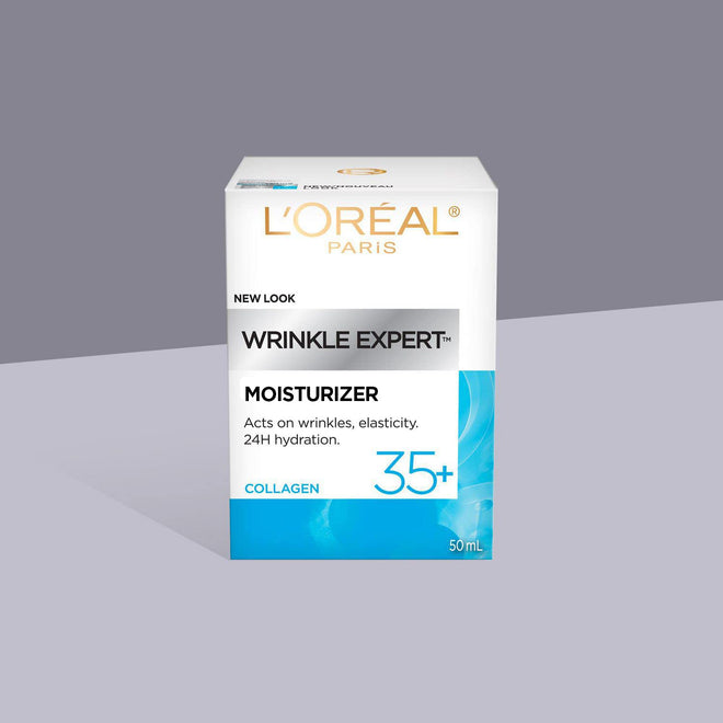 L’Oréal Paris Wrinkle Expert 35+ Anti Aging Day Face Moisturizer & Night Face Cream, Collagen Cream for Face to Reduce the Look of Wrinkles, Provides 24HR Hydration, 50mL 🍁 All In One Marketplace Canada