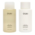 OUAI Fine Shampoo and Conditioner Set - Sulfate Free Shampoo and Conditioner for Women & Men - Made with Keratin, Marshmallow Root, Shea Butter & Avocado Oil - Free of Parabens & Phthalates (10 Fl Oz) 🍁 All In One Marketplace Canada