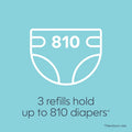 Diaper Genie Diaper Pail System Refills, 3 pack blue 🍁 All In One Marketplace Canada