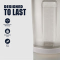 BlenderBottle Shaker Bottle with Pill Organizer and Storage for Protein Powder, Classic V2 ProStak System, 22-Ounce, Smoke Grey 🍁 All In One Marketplace Canada