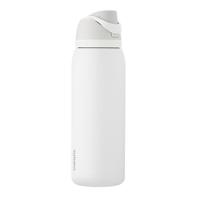 Owala FreeSip Insulated Stainless Steel Water Bottle with Straw for Sports and Travel, BPA-Free, 40-oz, Shy Marshmallow 🍁 All In One Marketplace Canada