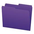Pendaflex Colour File Folders, 1/2 Cut Tab, Letter, Violet, 100/Box 🍁 All In One Marketplace Canada