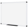 VIZ-PRO Magnetic White Board, Dry Erase Board 24 X 18 Inches, Whiteboard with Silver Aluminium Frame 🍁 All In One Marketplace Canada