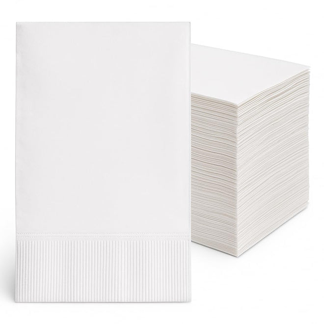 Perfect Stix White Dinner Napkin-300 2-Ply White Dinner Napkins, 0.1" Height, 17" width, 15" Length (Pack of 300) 🍁 All In One Marketplace Canada