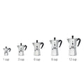 Bialetti - Moka Express: Iconic Stovetop Espresso Maker, Makes Real Italian Coffee, Moka Pot 3 Cups (4.3 Oz - 130 Ml), Aluminium, Silver 🍁 All In One Marketplace Canada