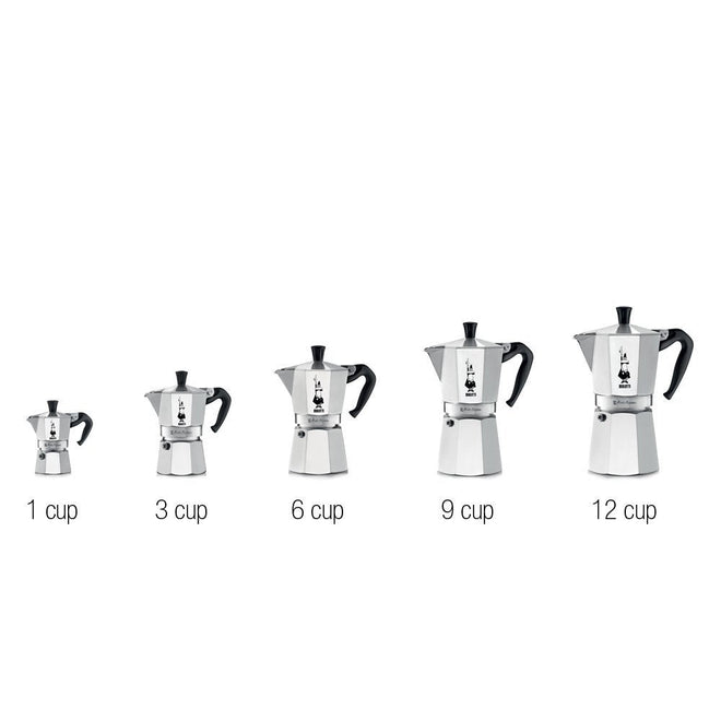 Bialetti - Moka Express: Iconic Stovetop Espresso Maker, Makes Real Italian Coffee, Moka Pot 3 Cups (4.3 Oz - 130 Ml), Aluminium, Silver 🍁 All In One Marketplace Canada