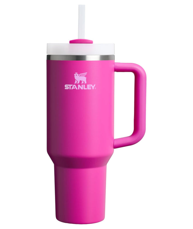 STANLEY Quencher H2.0 Tumbler with Handle and Straw 40 oz | Flowstate 3-Position Lid | Cup Holder Compatible for Travel | Insulated Stainless Steel Cup | BPA-Free | Violet Blossom 🍁 All In One Marketplace Canada