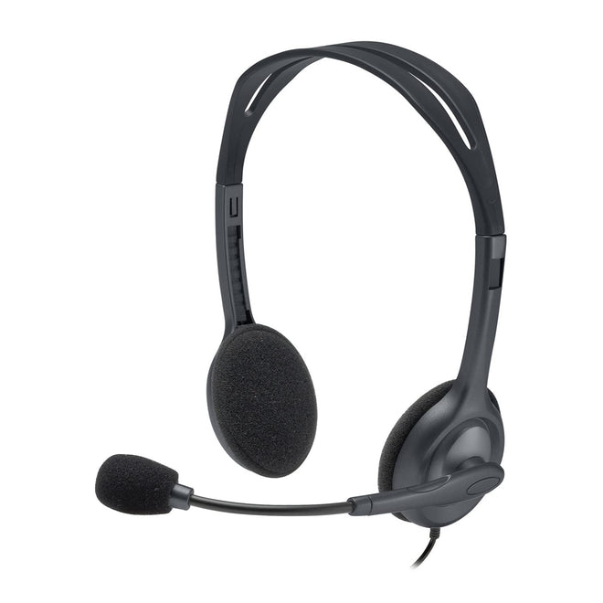 Logitech H111 Wired Headset Stereo Headphones Noise Cancelling - Black 🍁 All In One Marketplace Canada