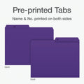 Pendaflex Colour File Folders, 1/2 Cut Tab, Letter, Violet, 100/Box 🍁 All In One Marketplace Canada
