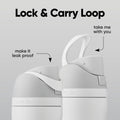 Owala FreeSip Insulated Stainless Steel Water Bottle with Straw for Sports and Travel, BPA-Free, 40-oz, Shy Marshmallow 🍁 All In One Marketplace Canada