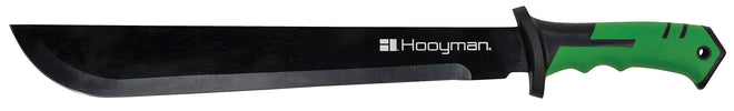 Hooyman Bush Machete with Heavy Duty Construction, Ergonomic No-Slip Handle and Belt Sheath for Gardening, Land Management, Bushcraft, Hunting and Outdoor , Black/Green 🍁 All In One Marketplace Canada