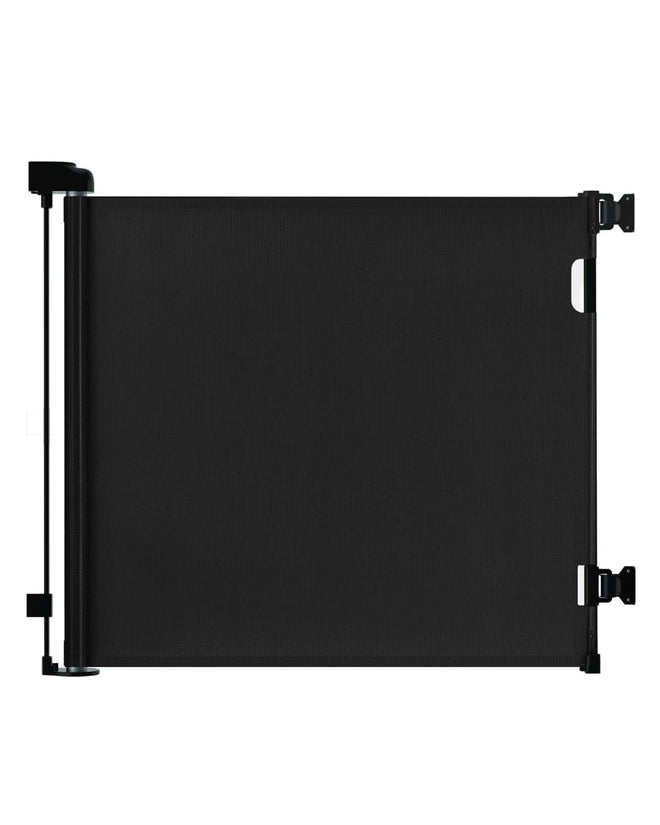 Retractable Baby Gates for Stairs, 55 Wide Mesh Dog Gate for Doorways, 33.6" Tall Easy to Use Pet Fence for The House, Toddler Safety Essentials Indoor&Outdoor, Black 🍁 All In One Marketplace Canada