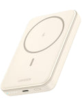 UGREEN 10000mAh PD 20W Magnetic Portable Charger, 7.5W Wireless Charging wiht Built-in USB C in/Out Battery Pack, Power Bank with 0.5M Cable Compatible with Magsafe, iPhone 16/15 Pro Max, White 🍁 All In One Marketplace Canada