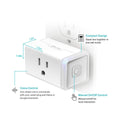 Kasa Smart Plug Mini by TP-Link (HS103P2) - Smart Home WiFi Outlet Works with Alexa, Echo and Google Home, No Hub Required, Remote Control, 2.4GHz WiFi Required, 15 Amp, UL Certified, 2-Pack, White 🍁 All In One Marketplace Canada