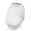 Itzy Ritzy 4-in-1 Nursing Cover, Car Seat Cover, Shopping Cart Cover & Infinity Scarf – Breathable, Multi-Use Nursing Cover Up for Breastfeeding, Carseat Canopy & Stroller Cover (Checkerboard) 🍁 All In One Marketplace Canada