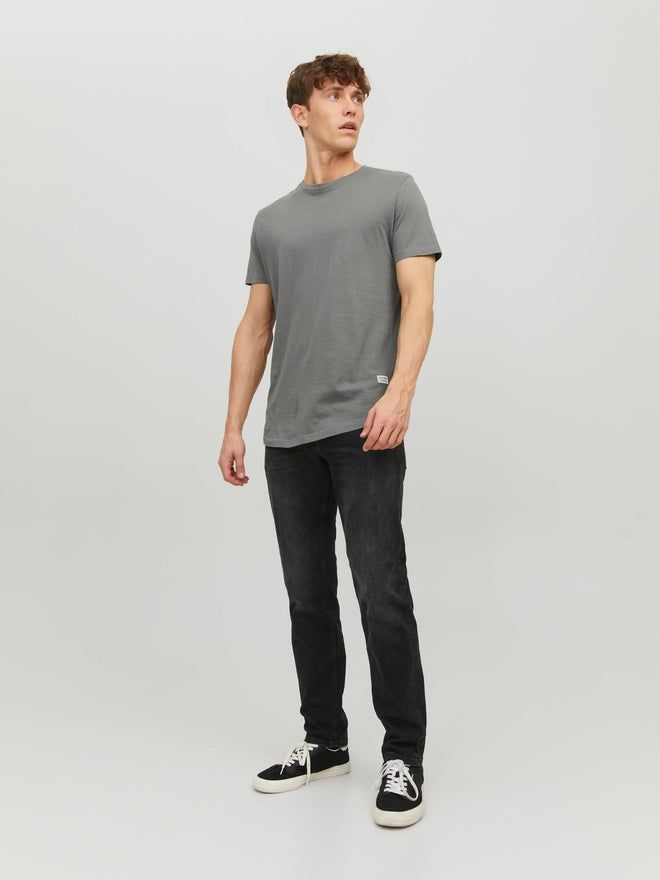 JACK & JONES Men's Long Line Fit T-Shirt JJENOA TEE SS Crew Neck NOOS Black XL 🍁 All In One Marketplace Canada