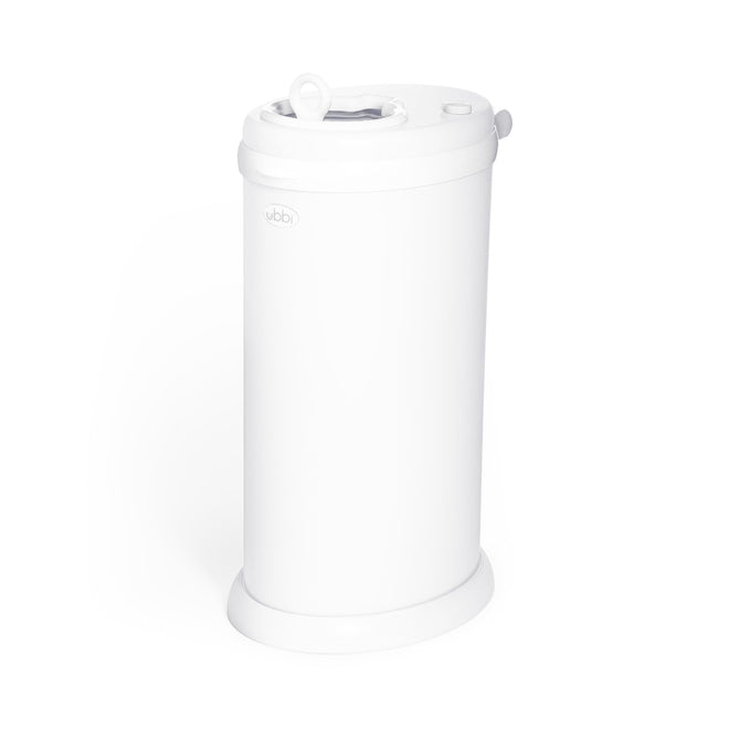 Ubbi Steel Diaper Pail, White, 2.34 ounces 🍁 All In One Marketplace Canada