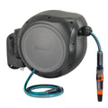 GARDENA 20502-80, Retractable Garden Hose Reel 75' x 1/2" Hose, Wall Mounted, Automatic Retraction & Length Lock for Easy Watering. Heavy Duty Swivel Bracket 180°, Includes Nozzle. Made in Europe 🍁 All In One Marketplace Canada