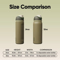 Owala FreeSip Insulated Stainless Steel Water Bottle with Straw, BPA-Free Sports Water Bottle, Great for Travel, 32 Oz, Off Road 🍁 All In One Marketplace Canada